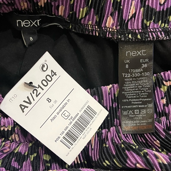 Next tiered pleated skirt - Picture 3 of 3